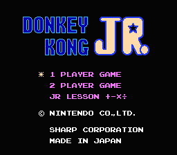 Donkey Kong Jr. + Jr. Lesson (J) [!]-video